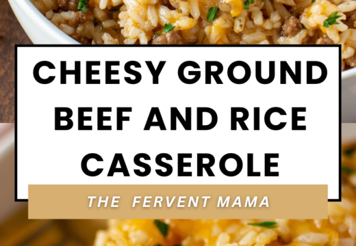cheesy ground beef and rice casserole