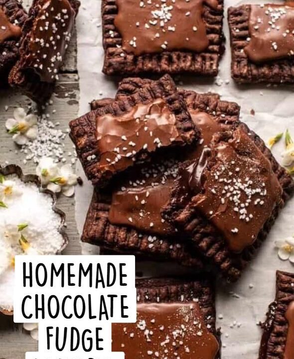 homemade chocolate fudge pop-tarts