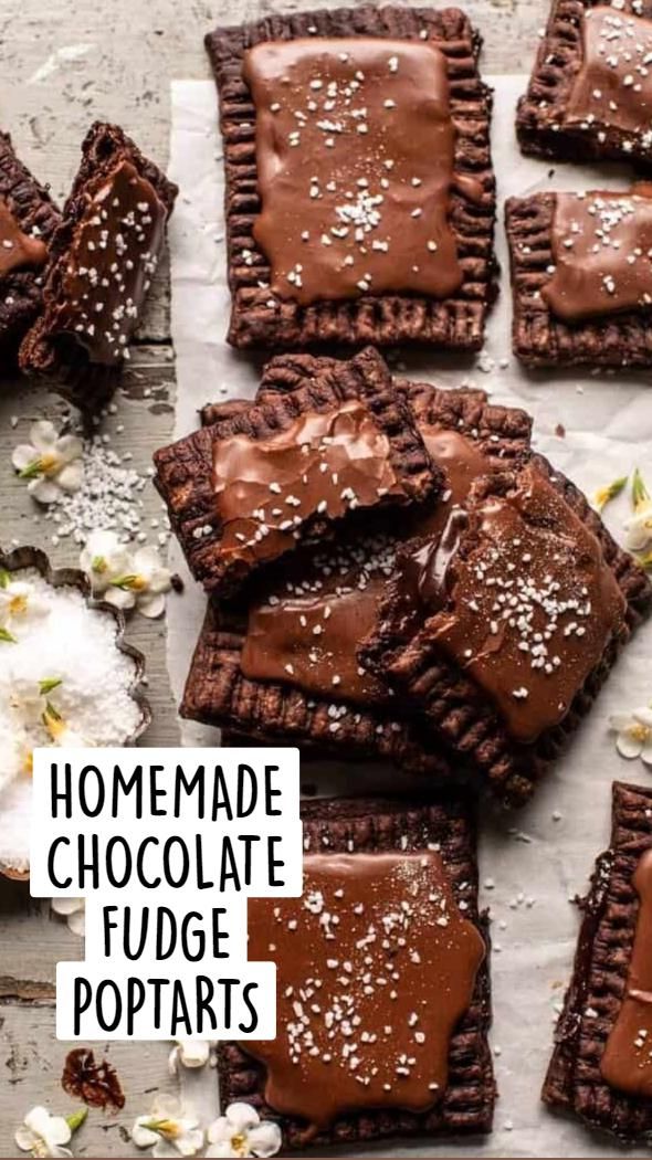 Homemade Chocolate Fudge Pop-Tarts