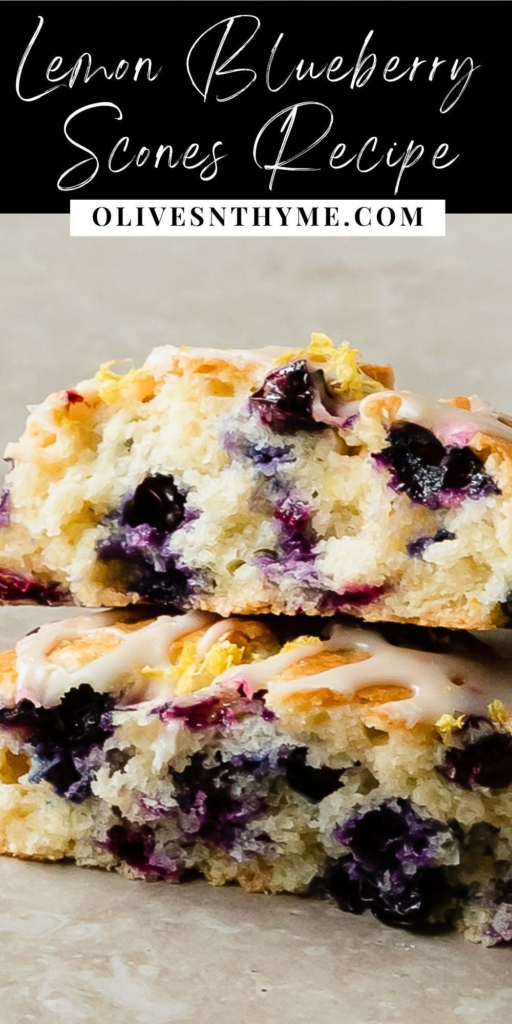 Lemon Blueberry Scones