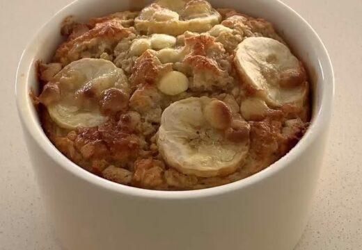 banana bread baked oats
