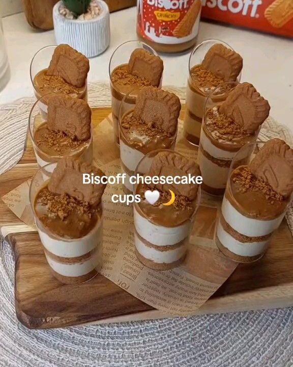 biscoff cheesecake cups