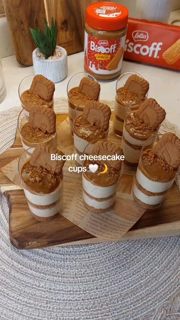 Biscoff Cheesecake Cups