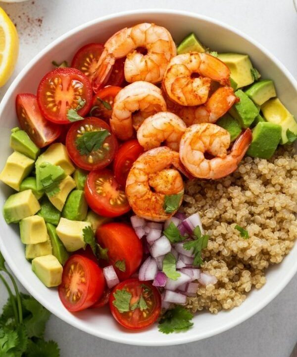 quinoa bowl with shrimp recipe