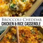broccoli cheddar chicken and rice casserole
