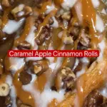 easy caramel apple cinnamon rolls