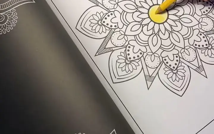 easy mandala coloring pages