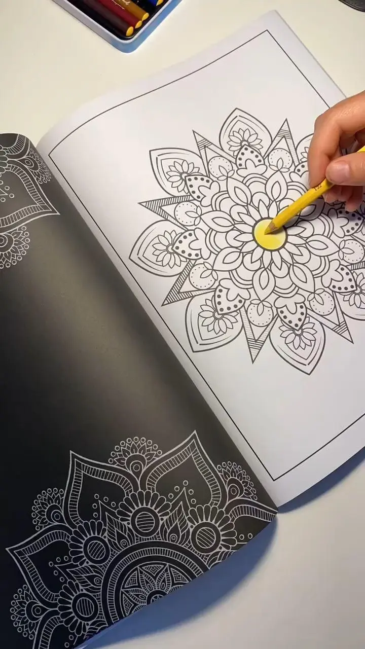 easy mandala coloring pages