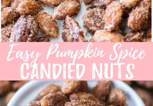 easy pumpkin spice candied nuts
