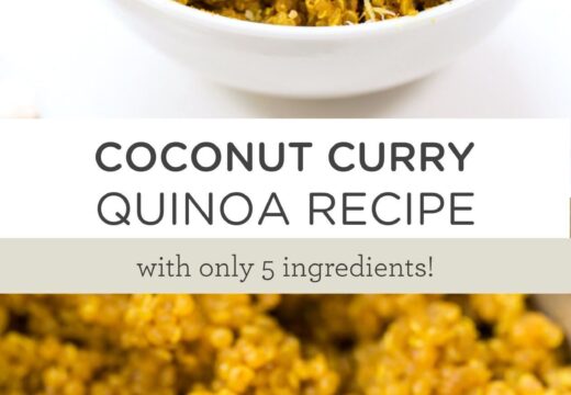 5-ingredient coconut curry quinoa