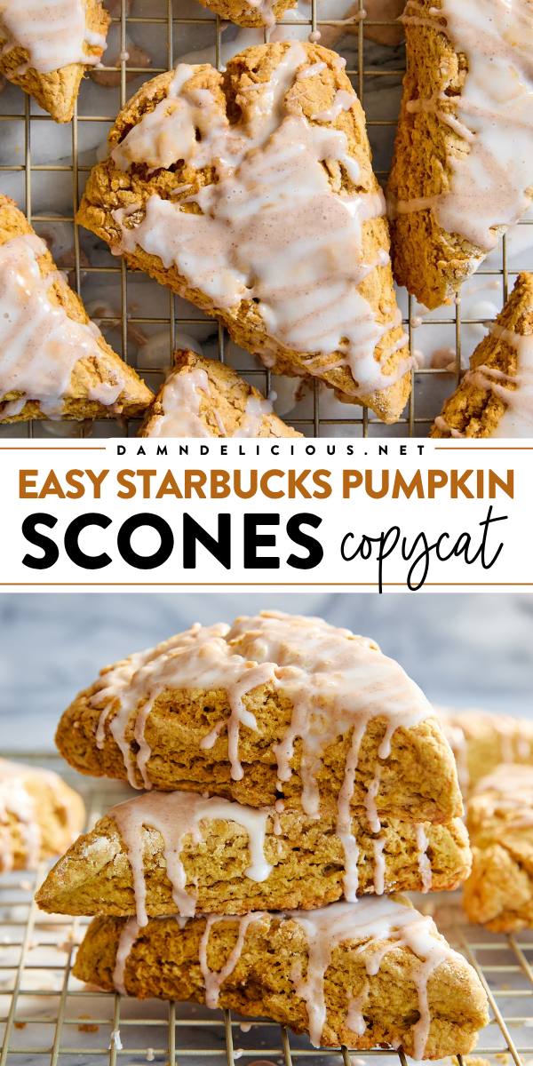 Easy Starbucks Pumpkin Scones Copycat - Fall Recipe