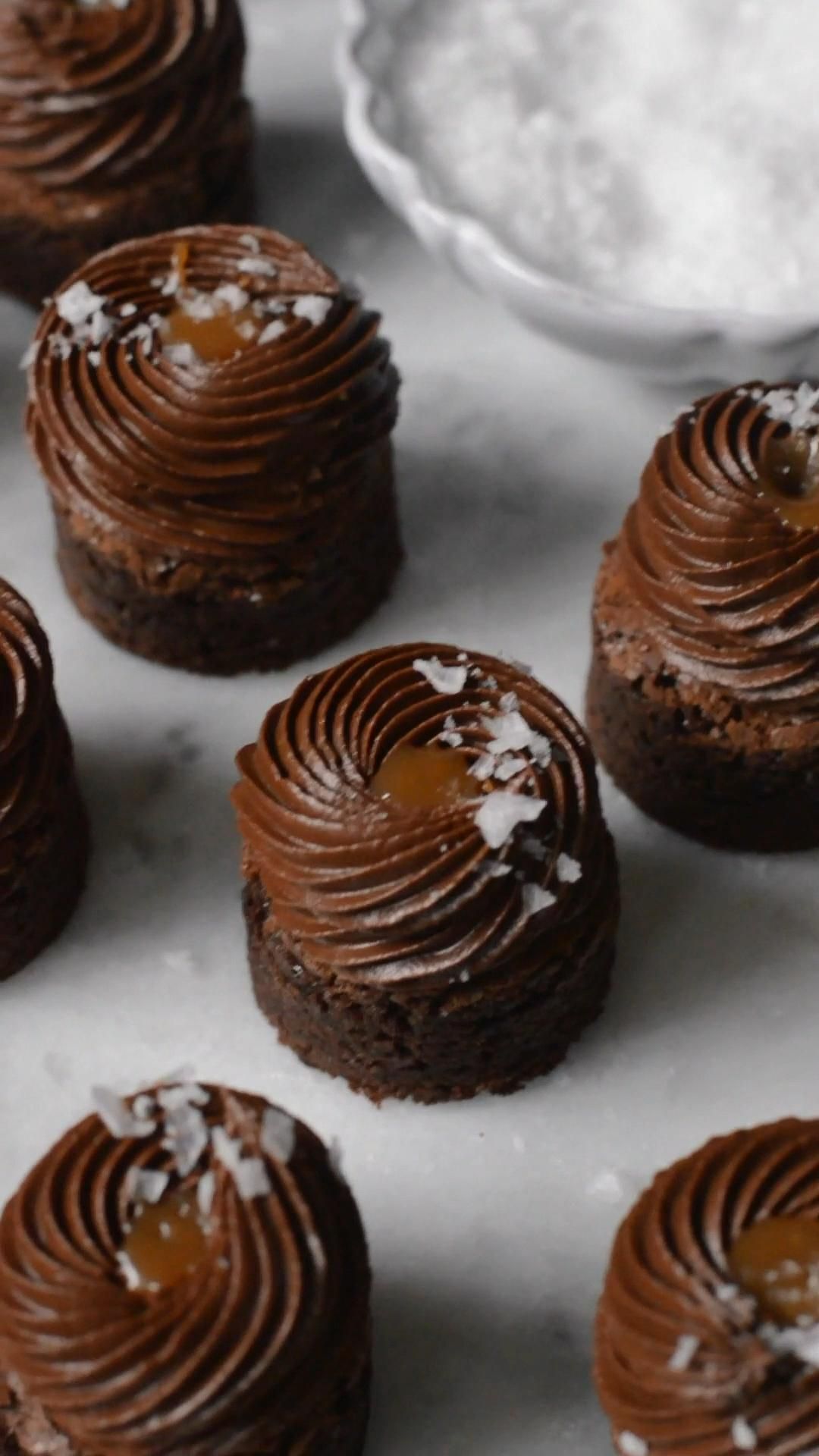 Salted Caramel Brownie Bites