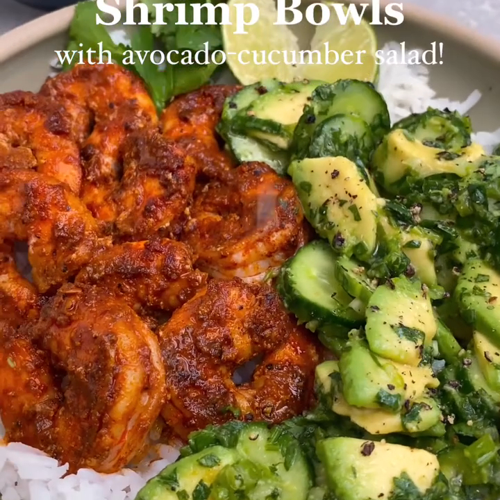 chili lime shrimp bowls