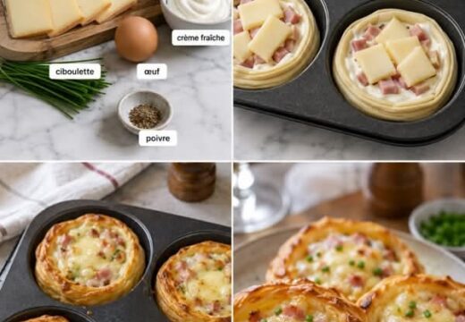 mini pizzas with cheese and ham