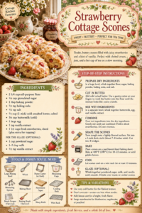 easy strawberry scones recipe