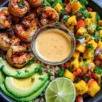 healthy shrimp quinoa bowl recipe