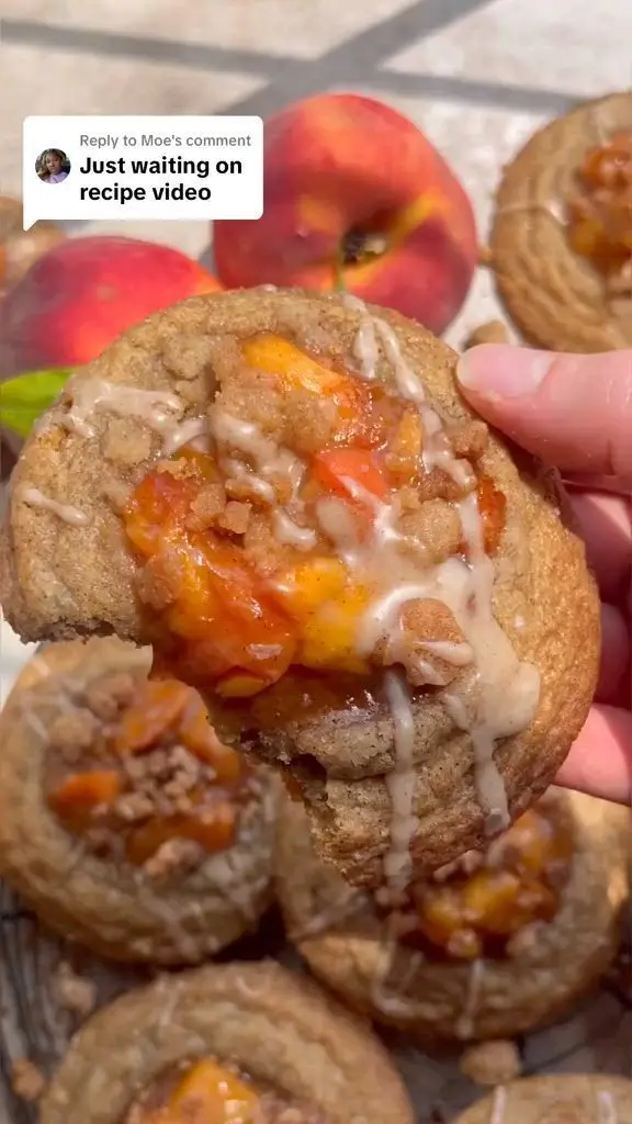 peach cobbler cookies recipe