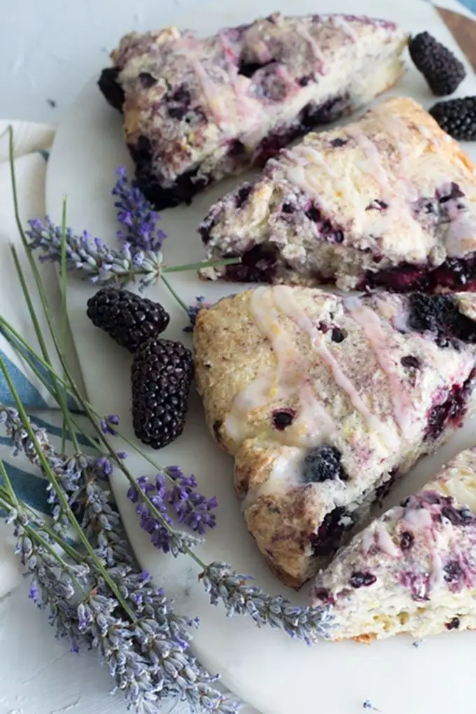lavender blackberry scones recipe