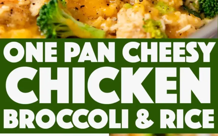one pan cheesy chicken broccoli rice