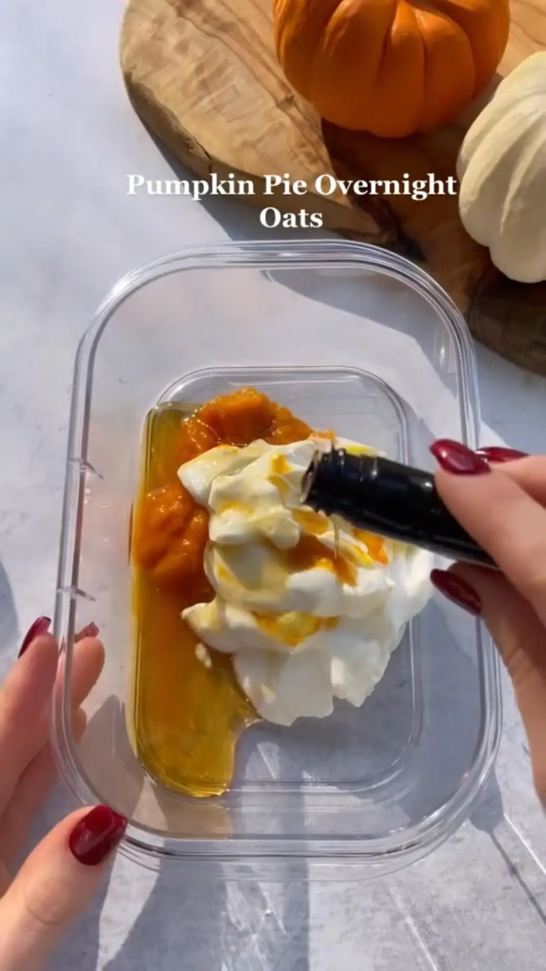 pumpkin pie overnight oats