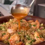 roasted pepper shrimp quinoa