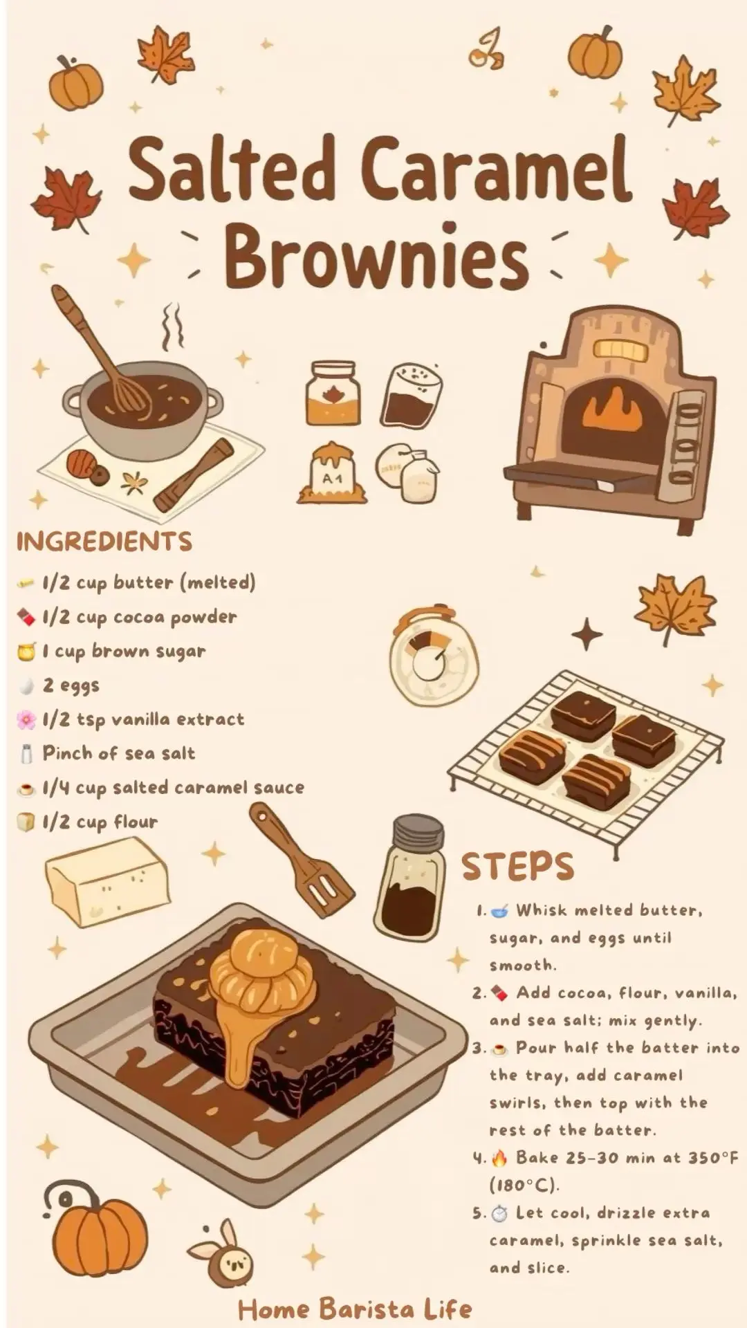 salted caramel brownies recipe